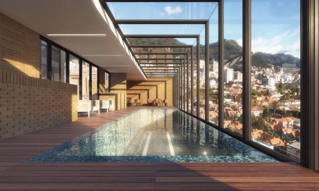 Apartamento Wh Nuevo Piso, Zona Financiera, Vista A La Ciudad Bogotá Exterior foto
